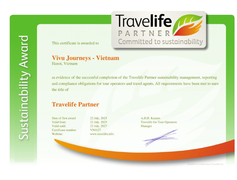 VVJ x Travelife 2025